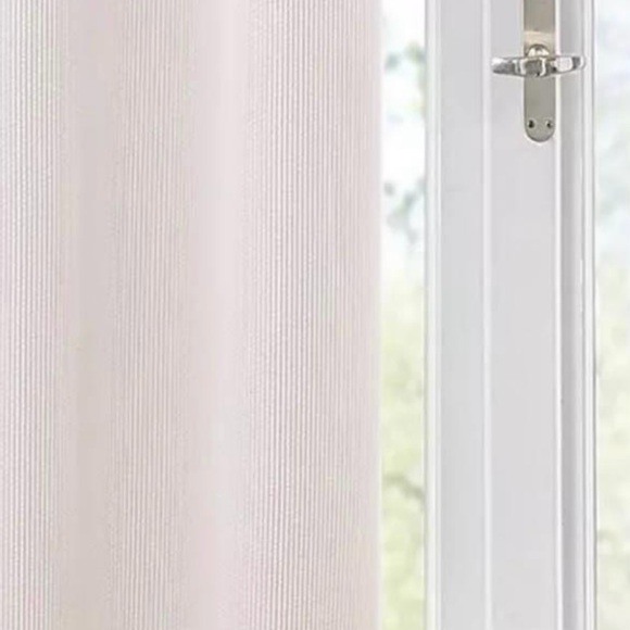 UGG Cori 95” x 42” corduroy curtain panel (set of 2) in Snow Grommet, Blackout - Picture 2 of 8